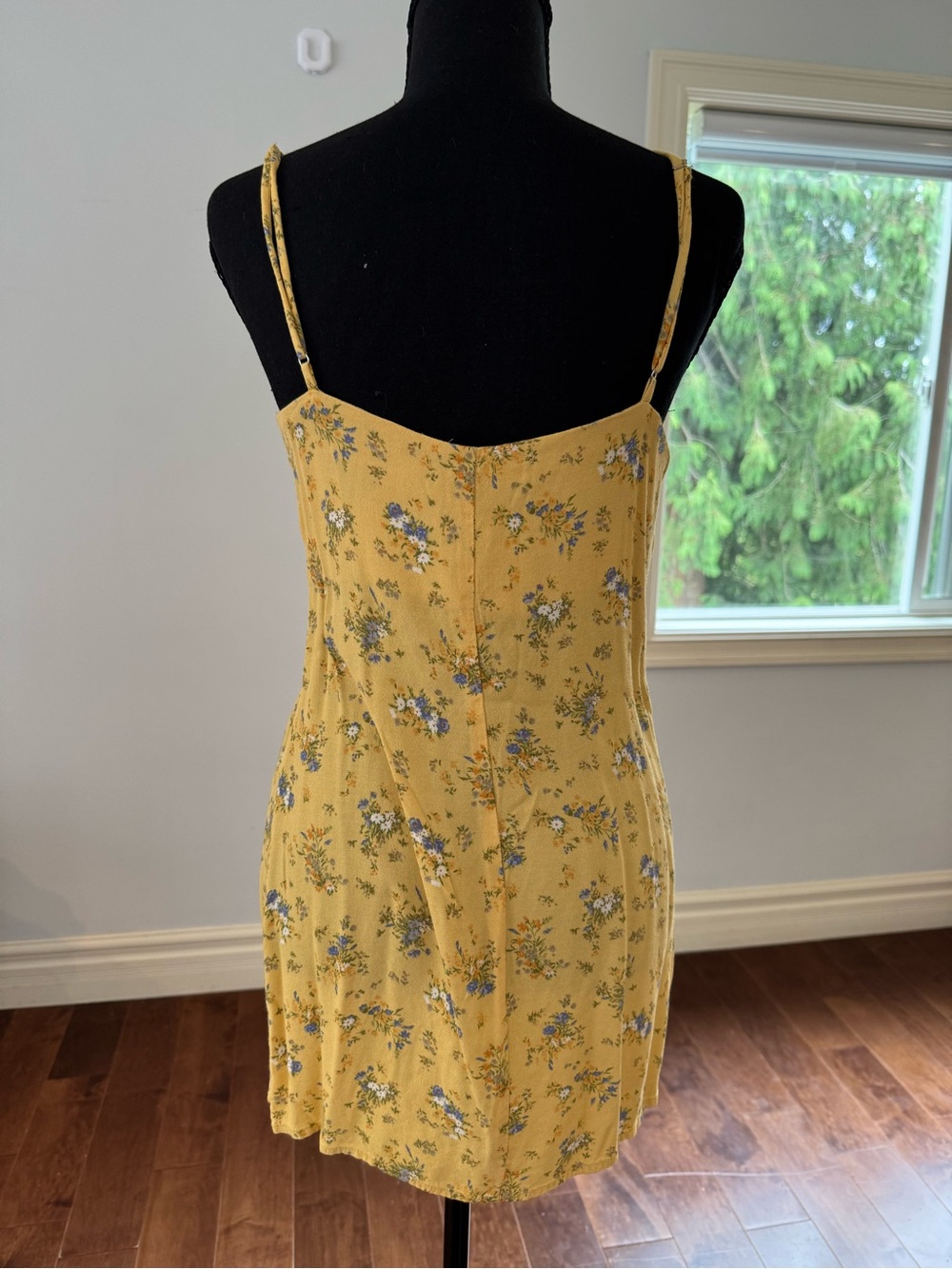 Reformation Yellow Floral Slip Dress - Picture 2 of 4